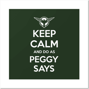 Do as Peggy says! Posters and Art